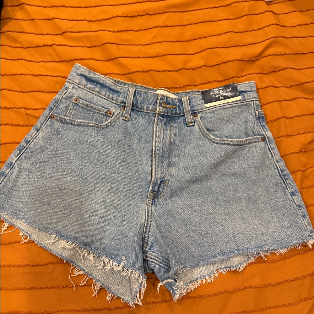 A&F Curve Love 90’s Relaxed Cutoff Short High Rise
